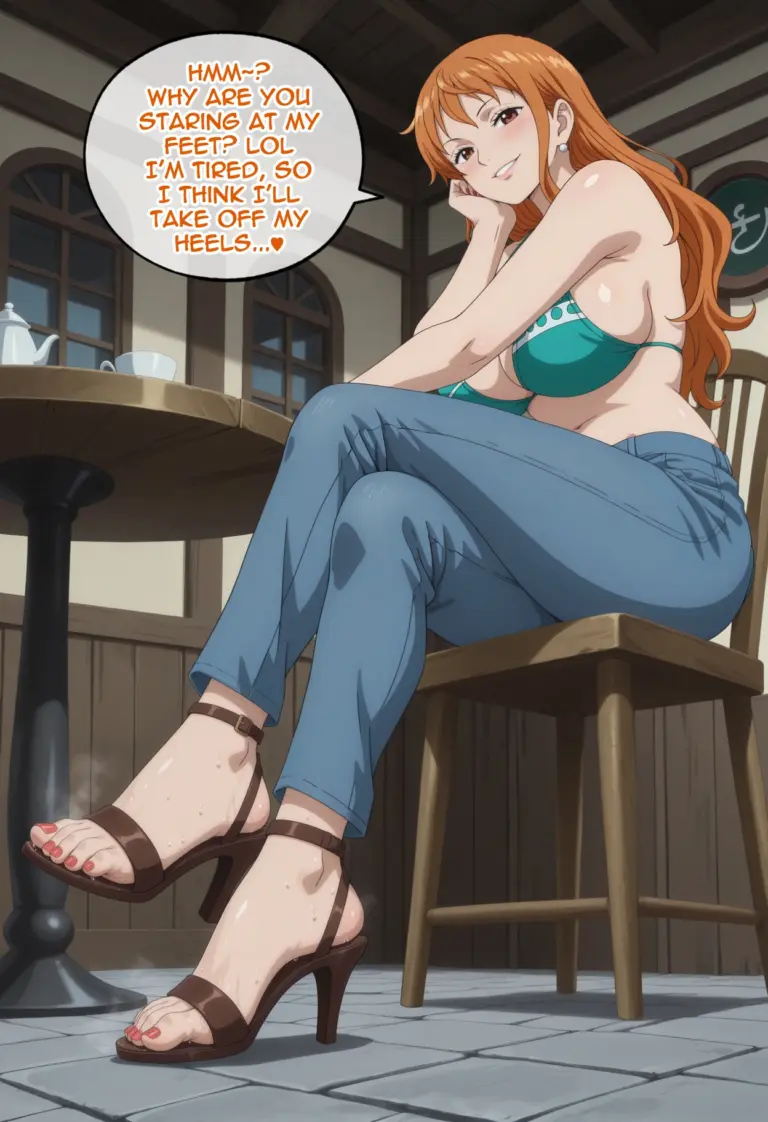 Nami - One Piece [16 Pics + 7 Captions]